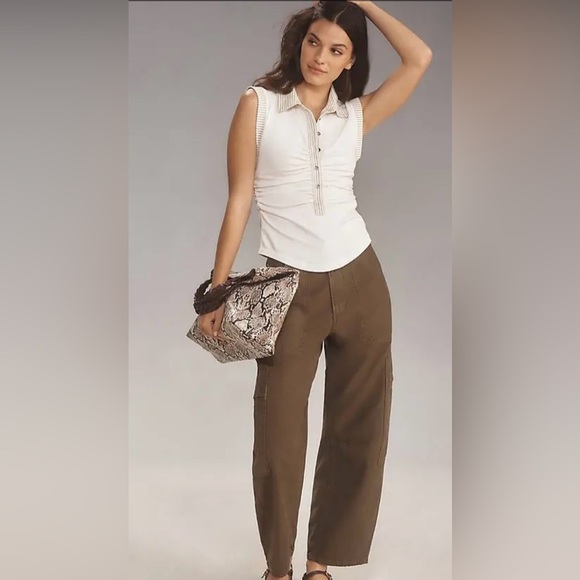 NWT ✨ Anthropologie Pilcro Varsity Polo Tank - Picture 3 of 10